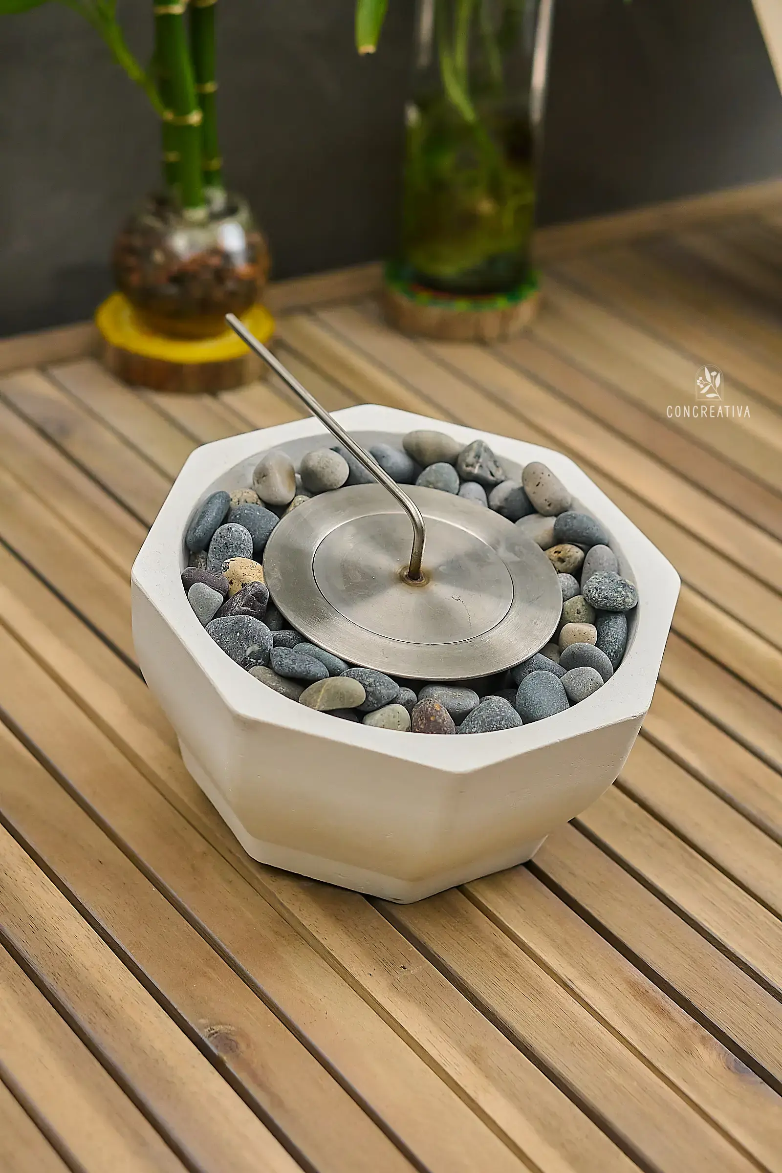 Chimenea Jupiter Blanco