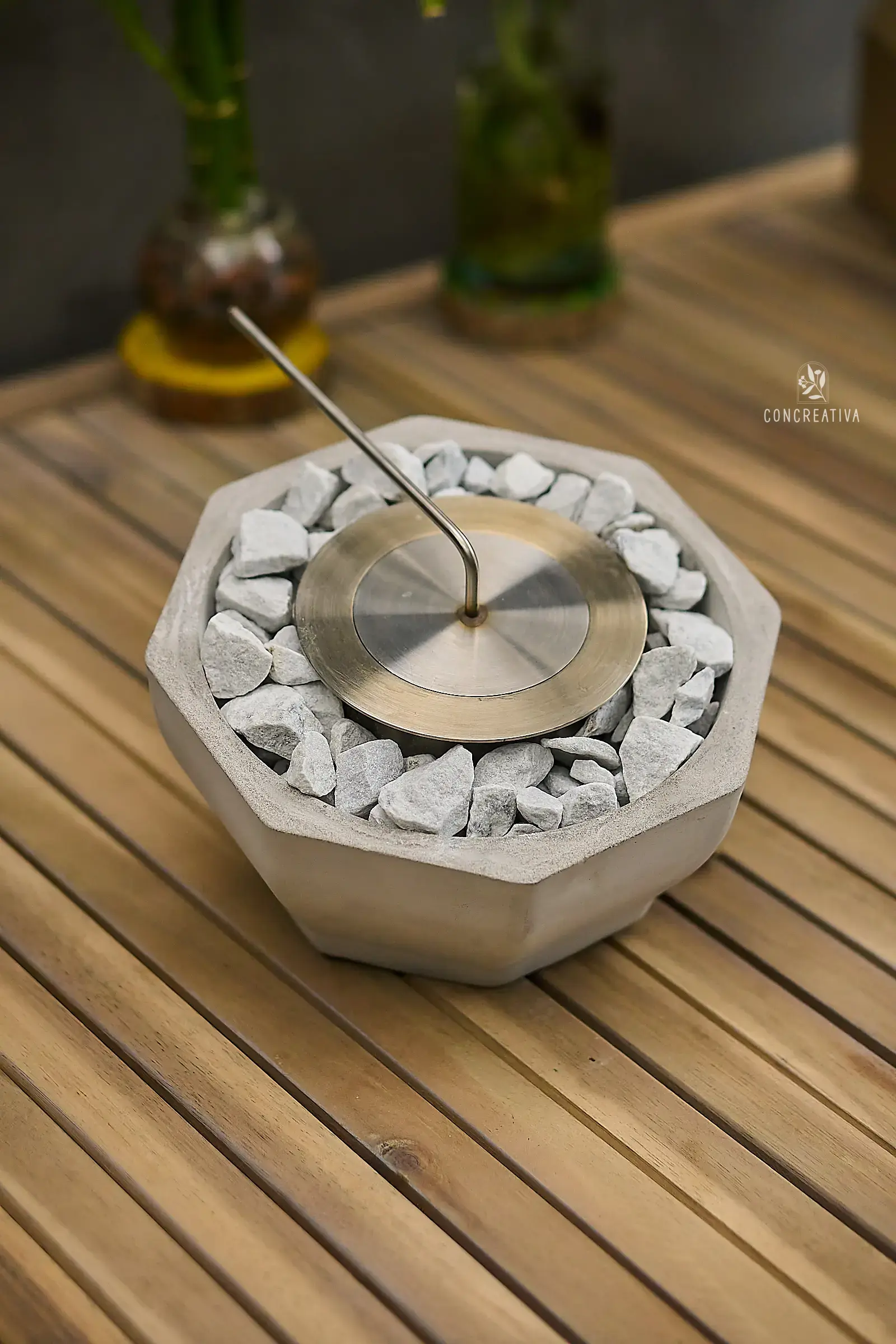 Chimenea Jupiter Gris