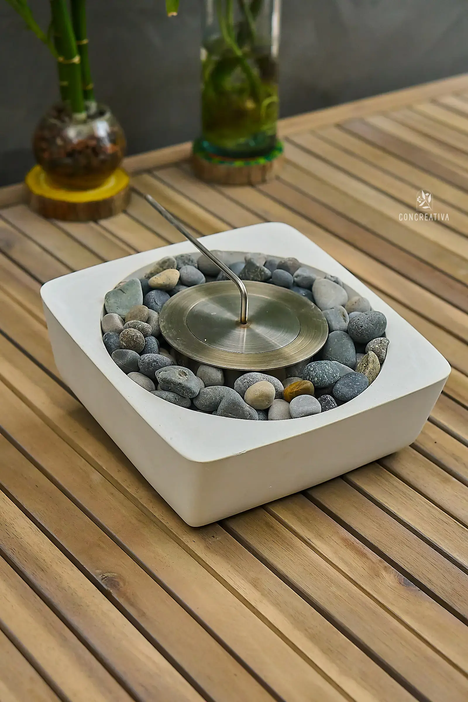 Chimenea Neptuno Blanco